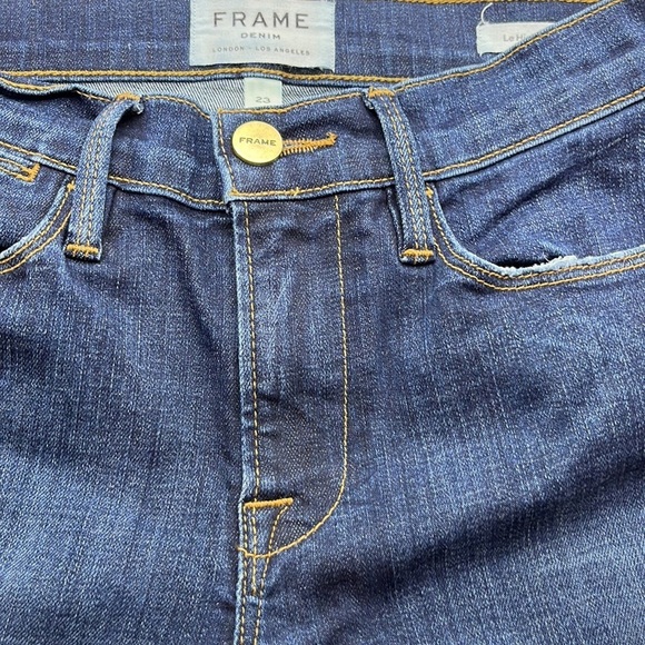 Frame Denim Le High Straight Crop Size 23 - Picture 15 of 16